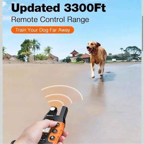 BOUSNIC | Dog Training Collar - Shock Collar with Remote - 3300ft Range - Picture 8 of 10